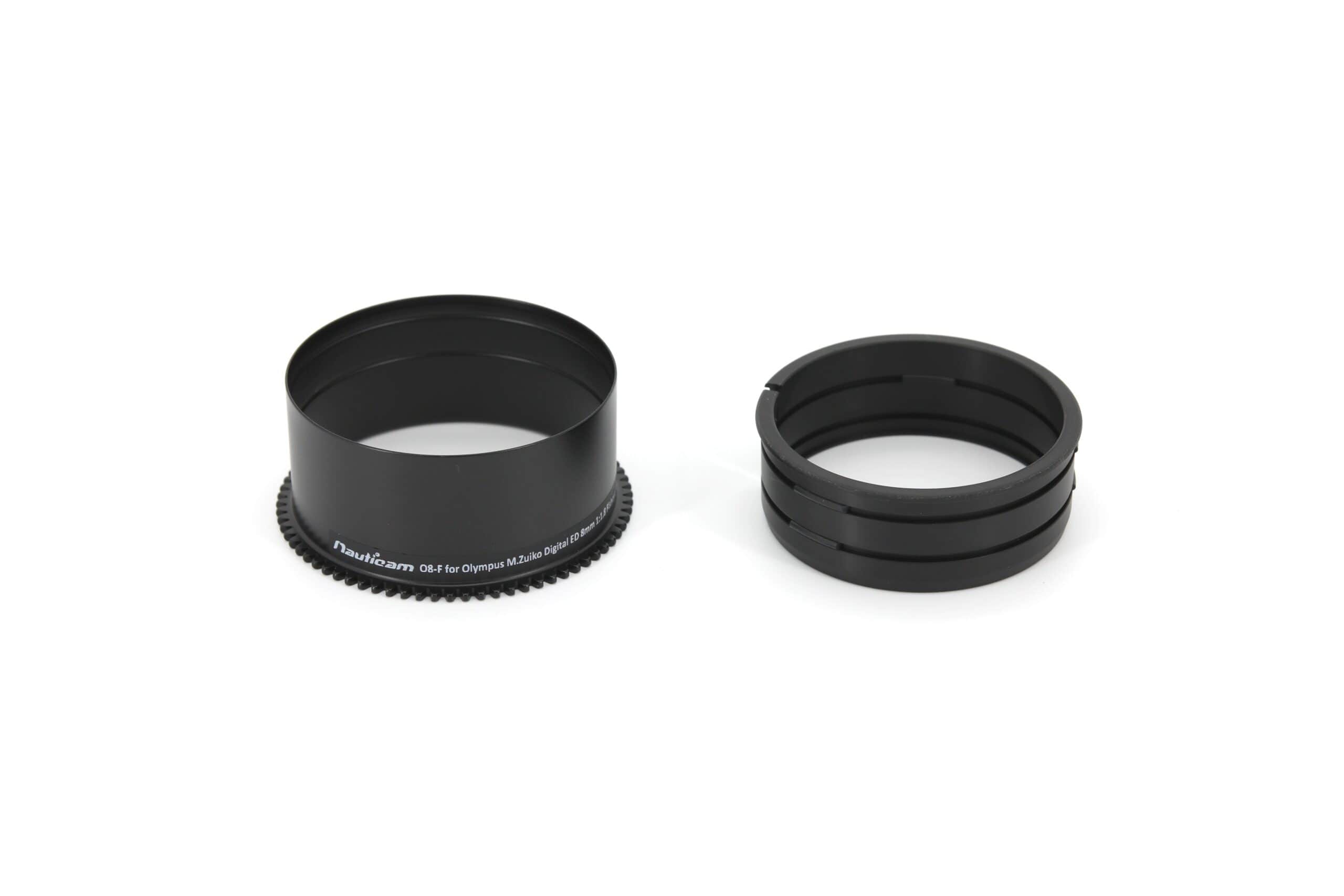O8-F Focus Gear ~for Olympus M.Zuiko Digital ED 8mm 1:1.8 Fisheye PRO