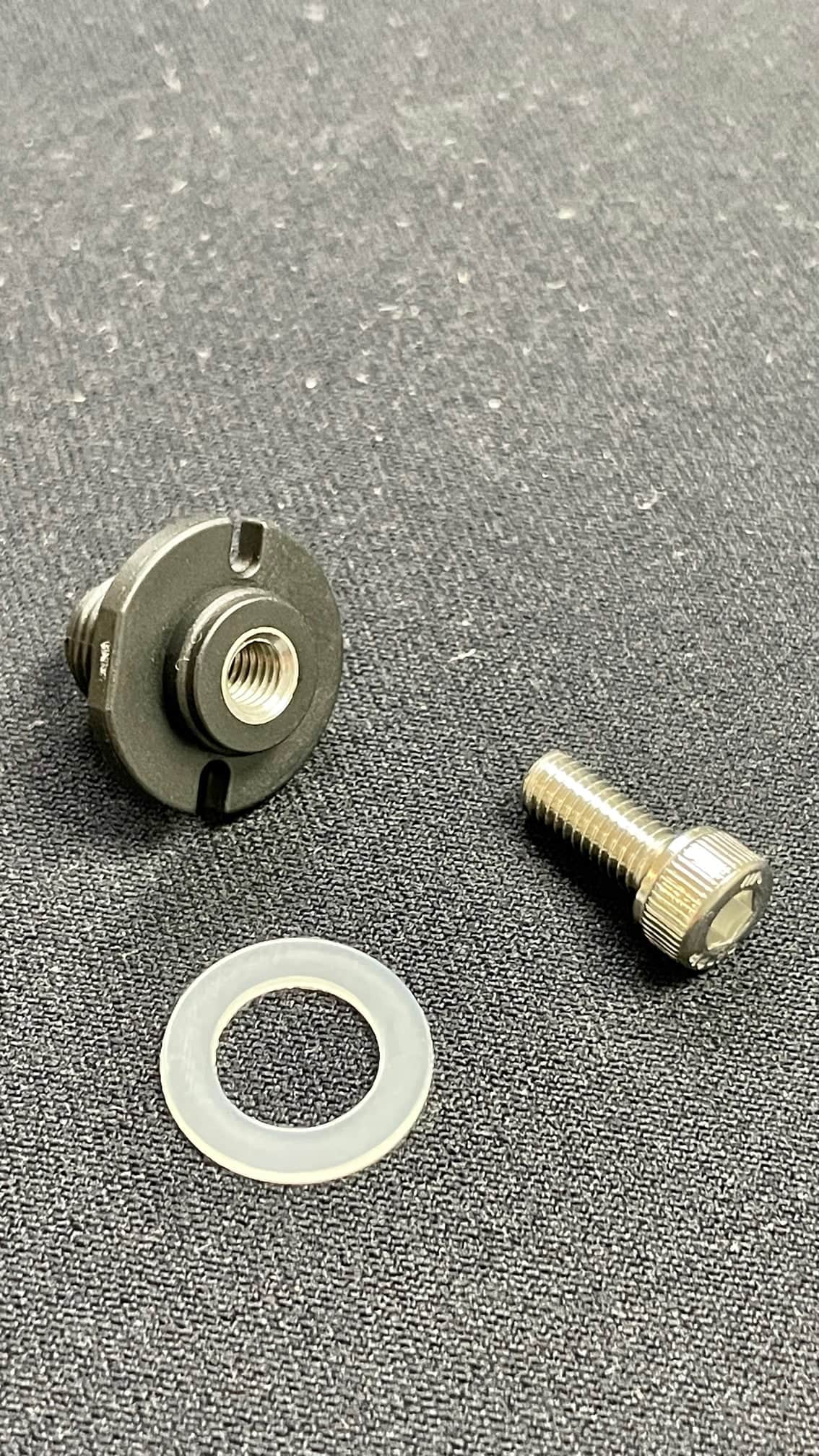 M10 Plastic Insert for Handle Bracket (with screw and washers) 2nd Gen