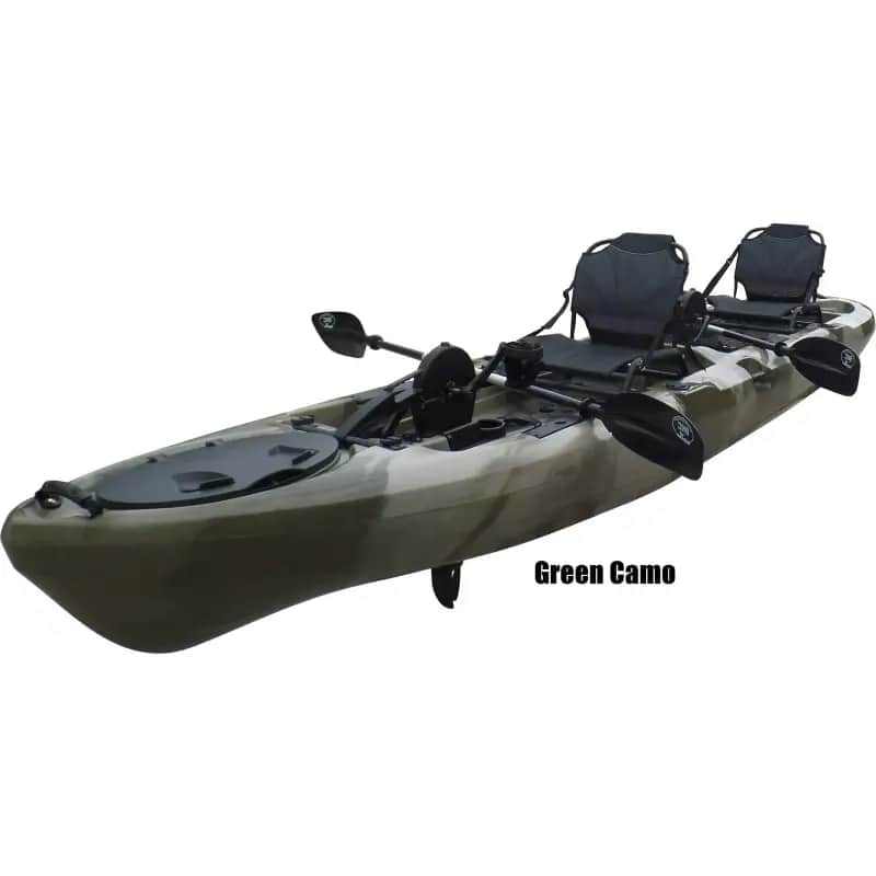 BKC PK14 14' Tandem Sit-On-Top Pedal Drive Kayaks