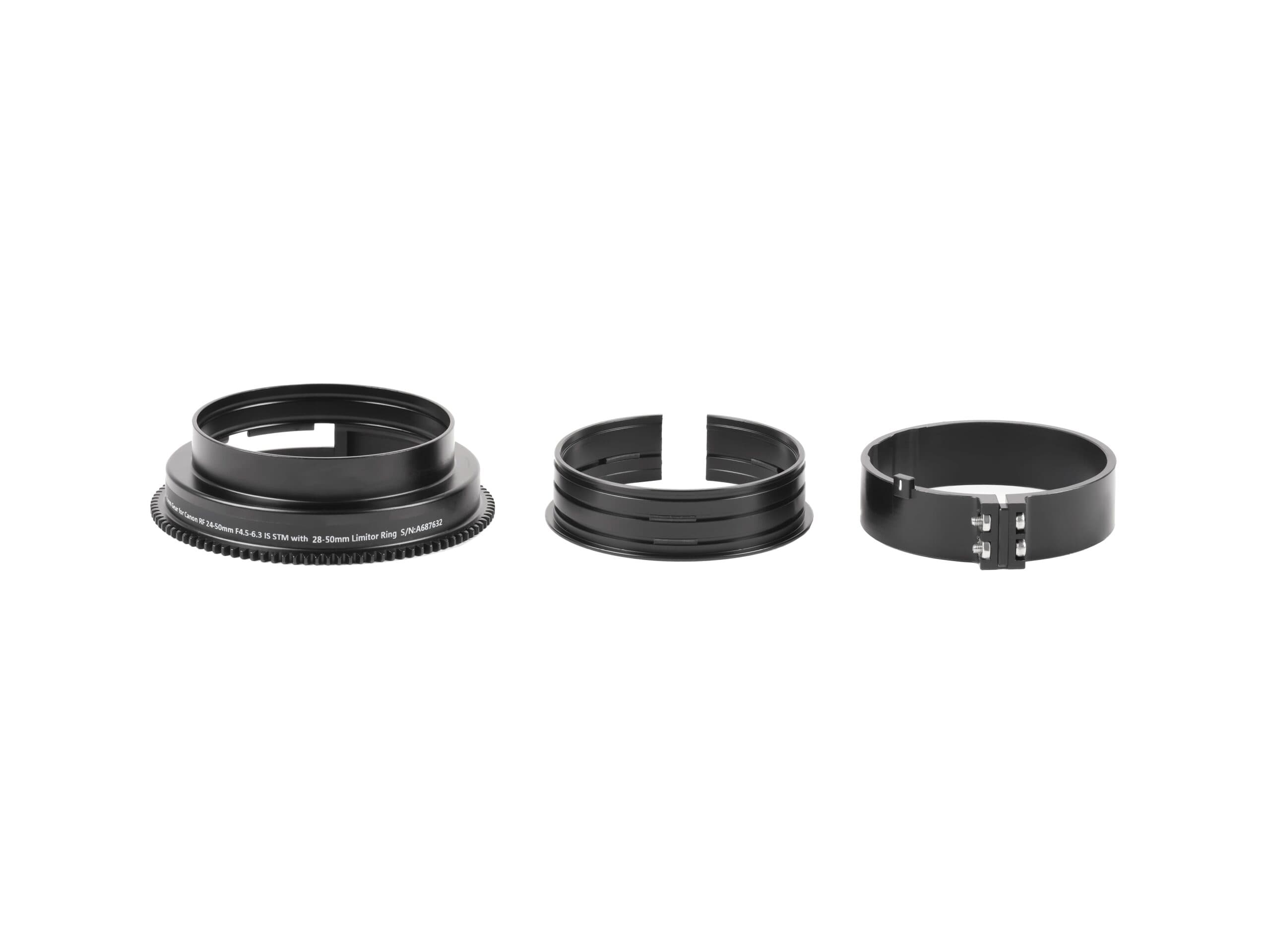 RF2850-Z Zoom Gear for Canon RF 24-50mm F4.5-6.3 IS STM with 28-50mm Limitor Ring V2