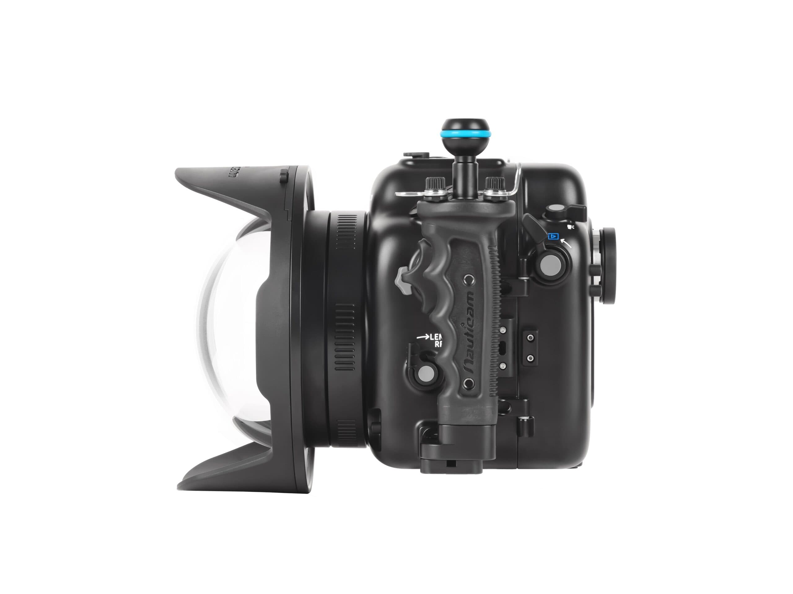 N120 140mm optical glass fisheye port with removable shade II