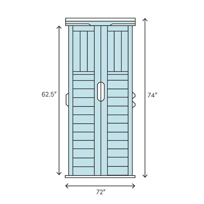 6 ft. W x 3 ft. D Grand Garden Chalet Cedar Wood Tool Shed
