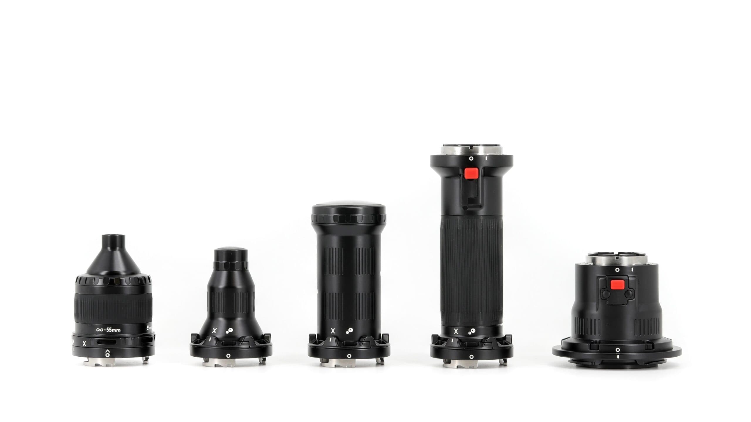EMWL Set #2 (incl. focusing unit #2, 150mm relay lens and 3 objective lenses)