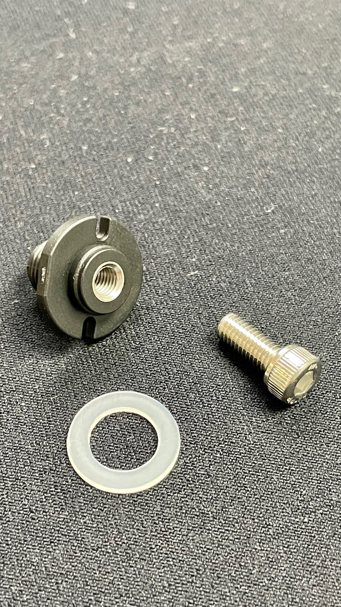 M10 Plastic Insert for Handle Bracket (with screw and washers) 2nd Gen