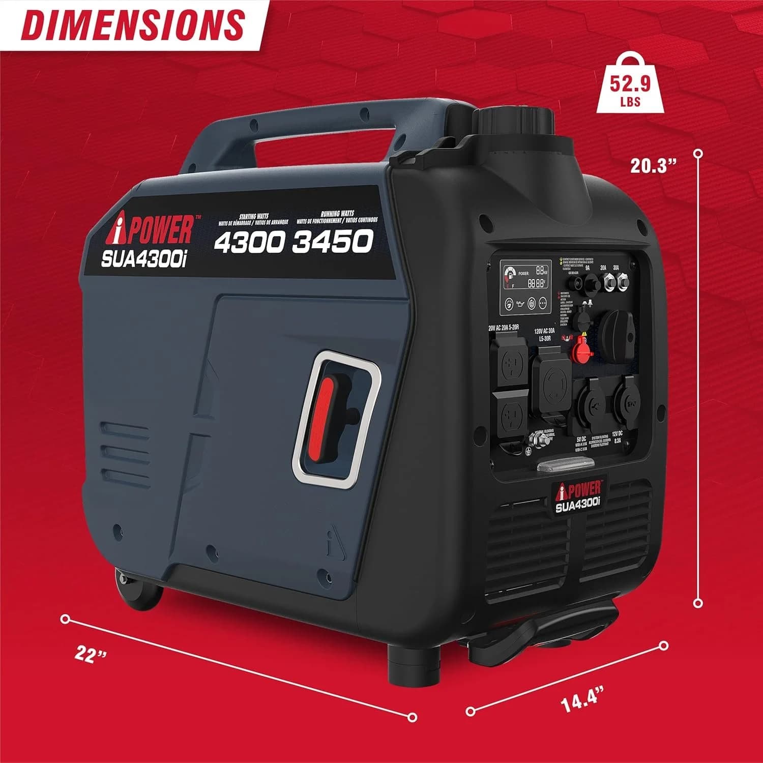 A-iPower 4300-Watt Inverter Generators