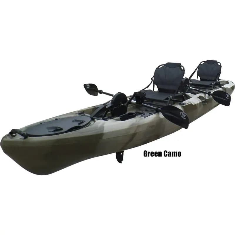 BKC PK14 14' Tandem Sit-On-Top Pedal Drive Kayaks