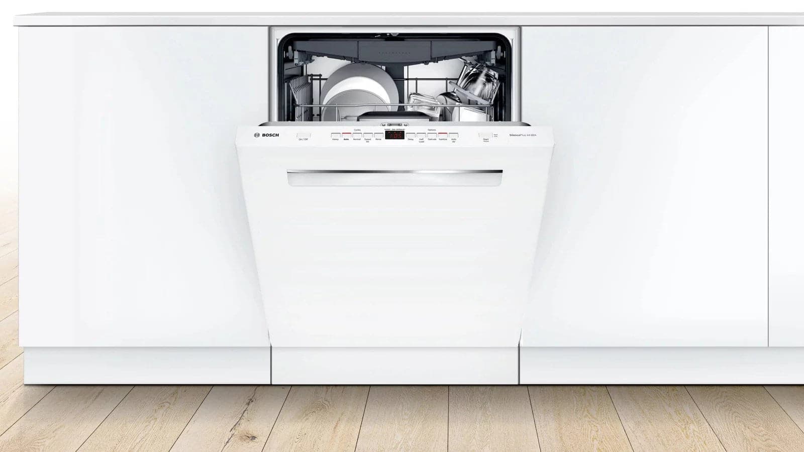 Bosch 500 Series 24″ White Built in Dishwasher-SHPM65Z52N