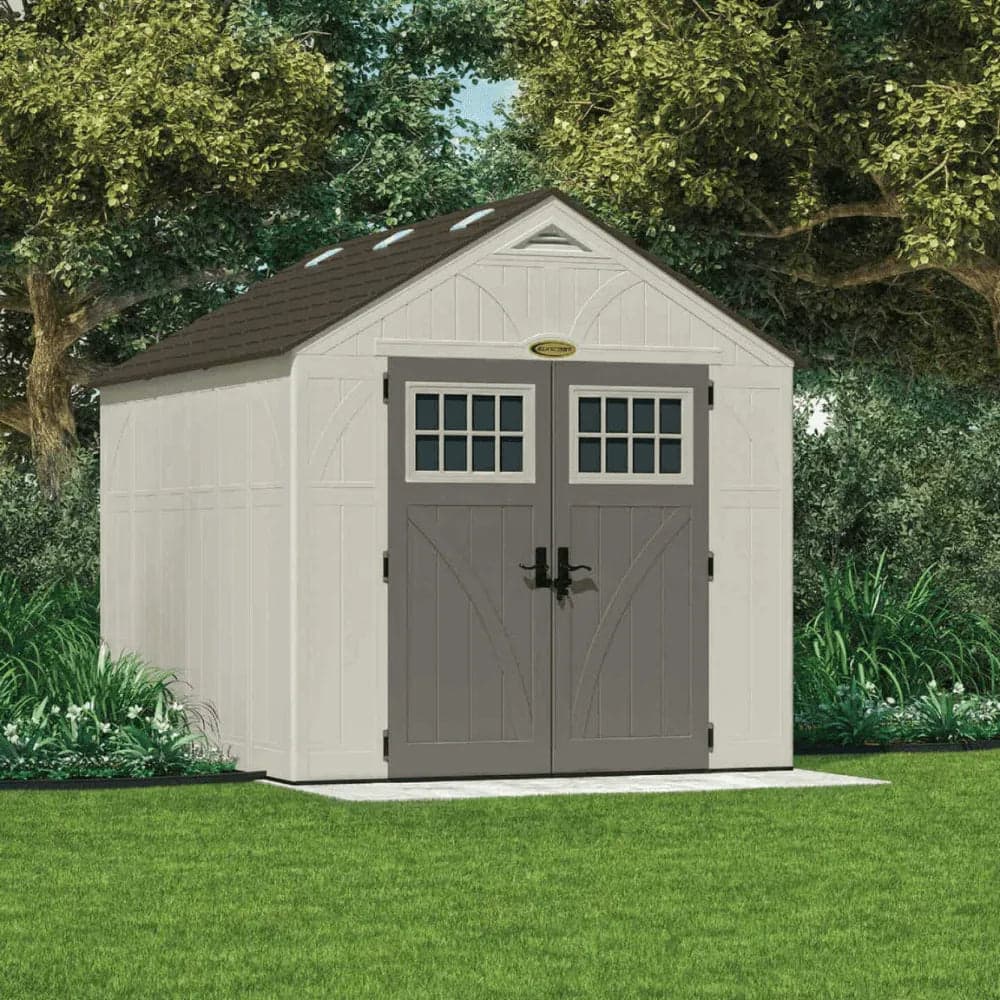Suncast Tremont 8×10 BMS8100 Outdoor Resin Storage Shed