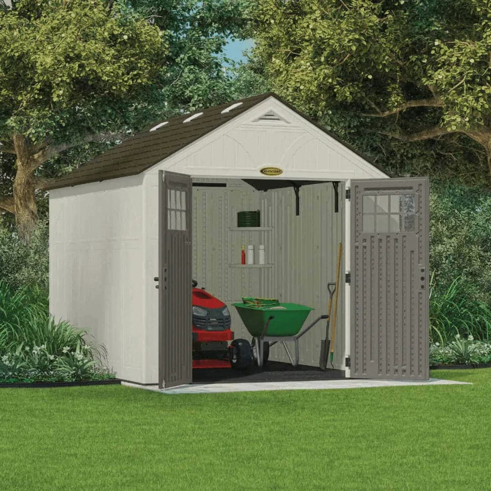 Suncast Tremont 8×10 BMS8100 Outdoor Resin Storage Shed
